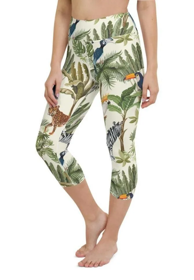 Animal Kingdom Yoga Capris