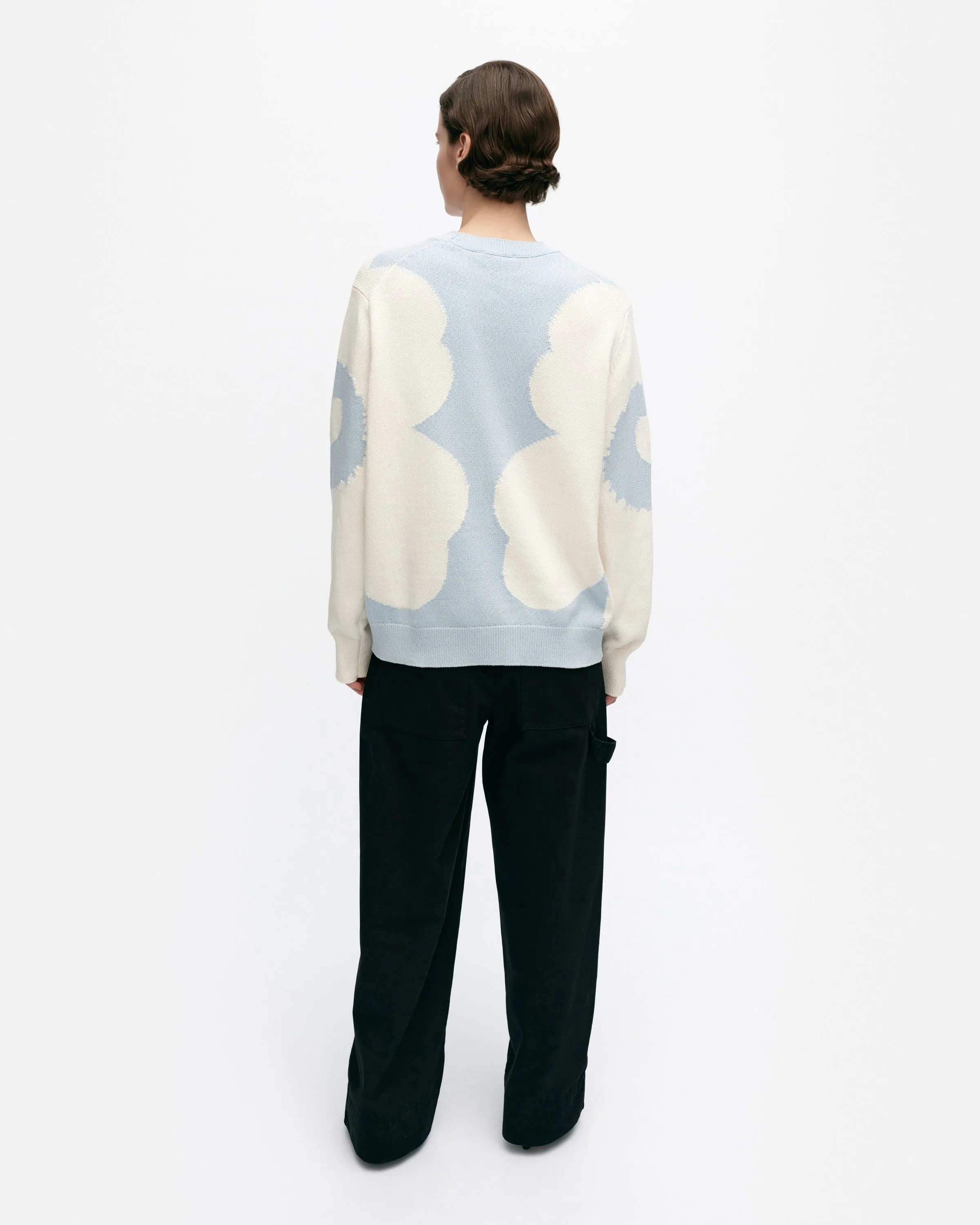 Arkki Heijastus Unikko Knitted Cotton Pullover