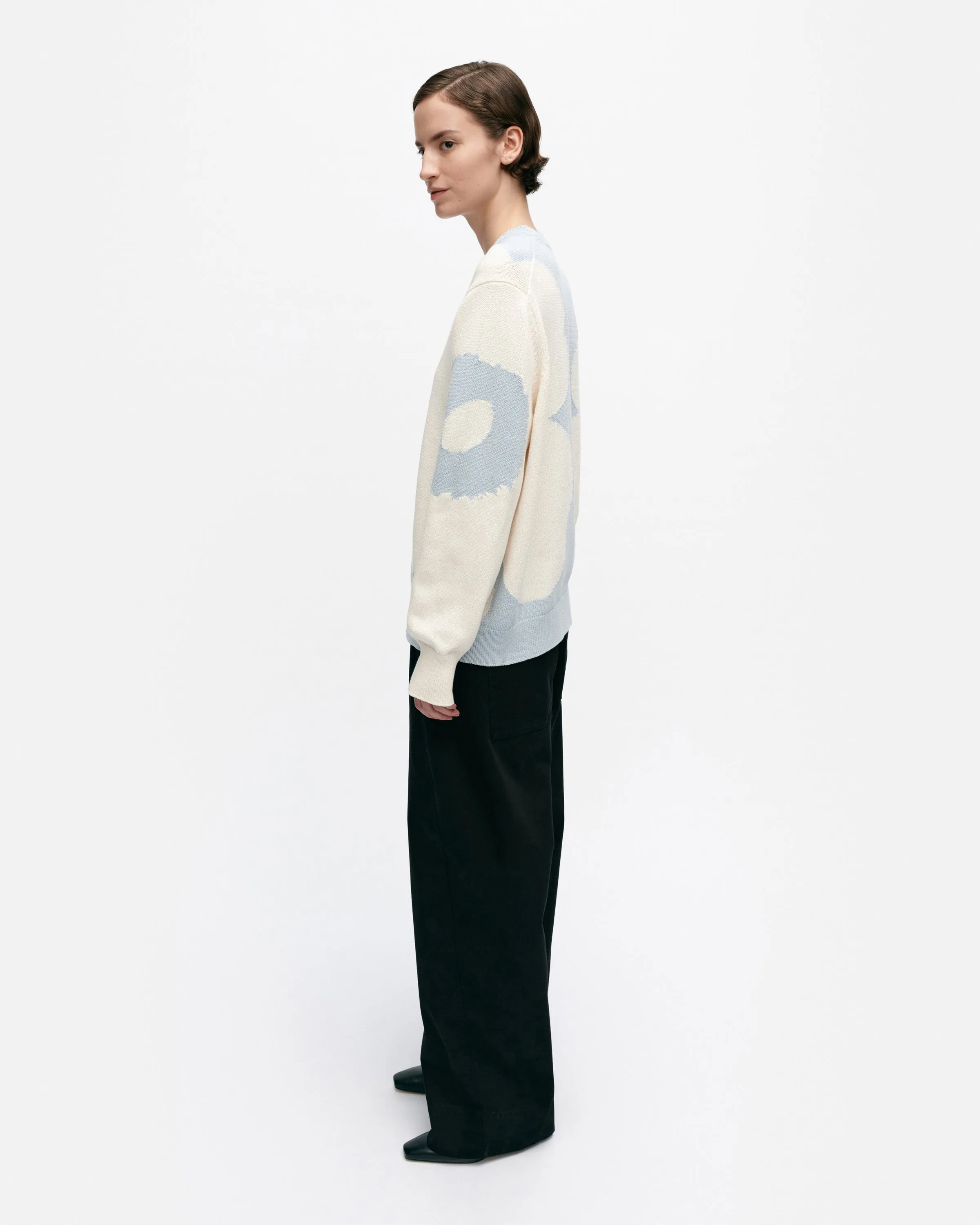 Arkki Heijastus Unikko Knitted Cotton Pullover