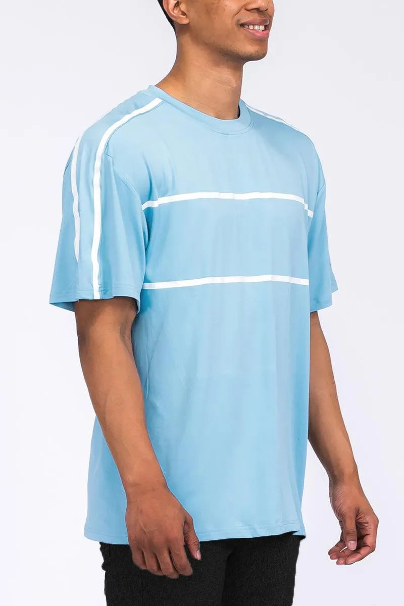 Artic Blue Jordan Solid Tape Tshirt