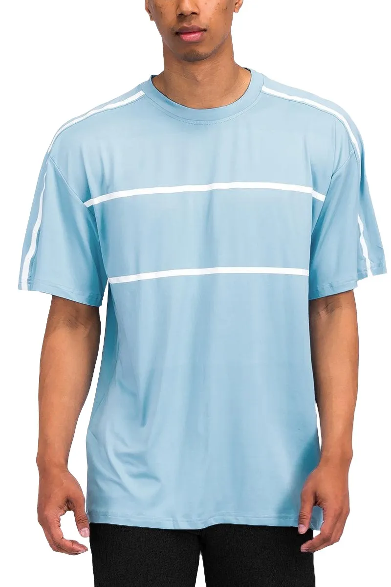 Artic Blue Jordan Solid Tape Tshirt