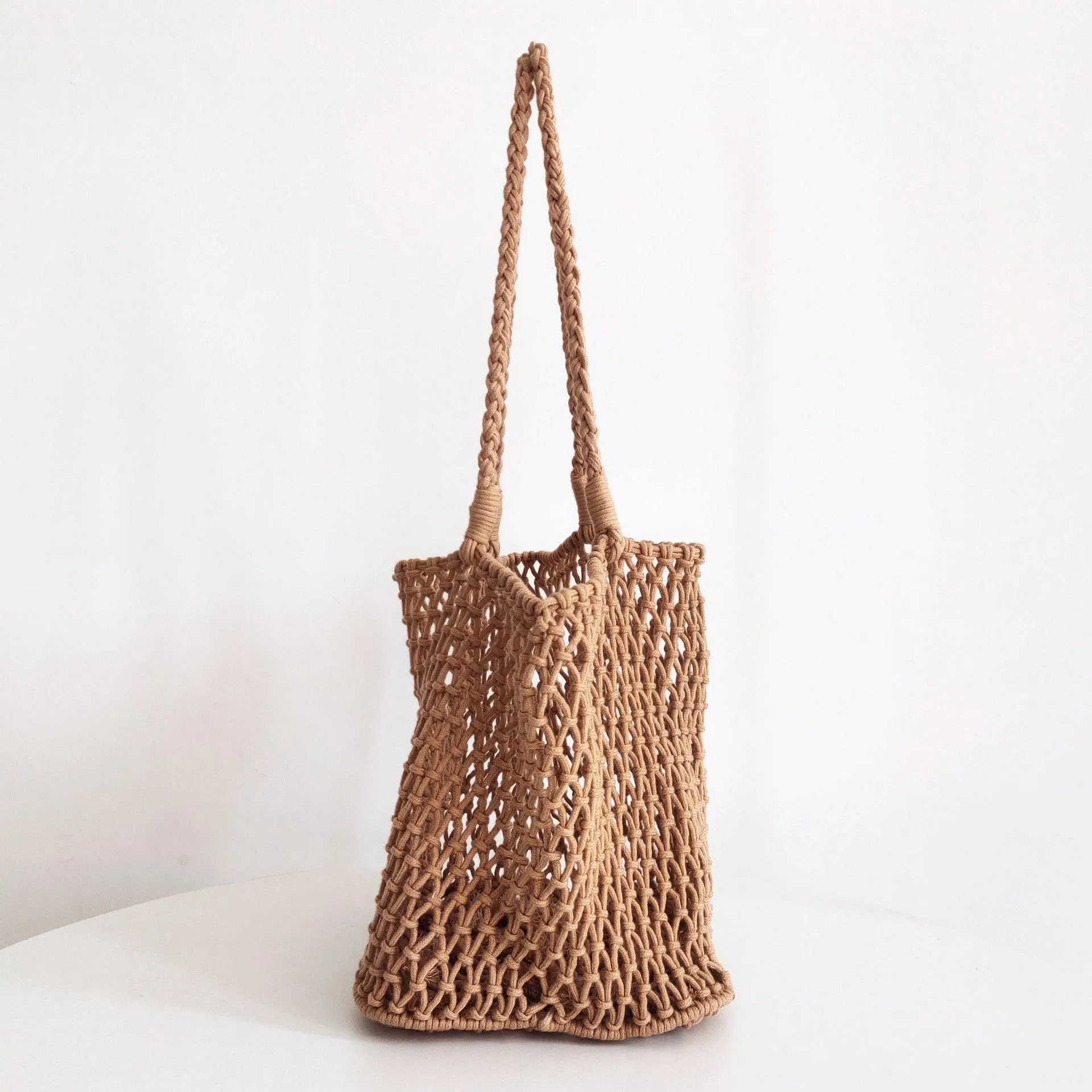 Aurora Hollow Fishnet Handbag