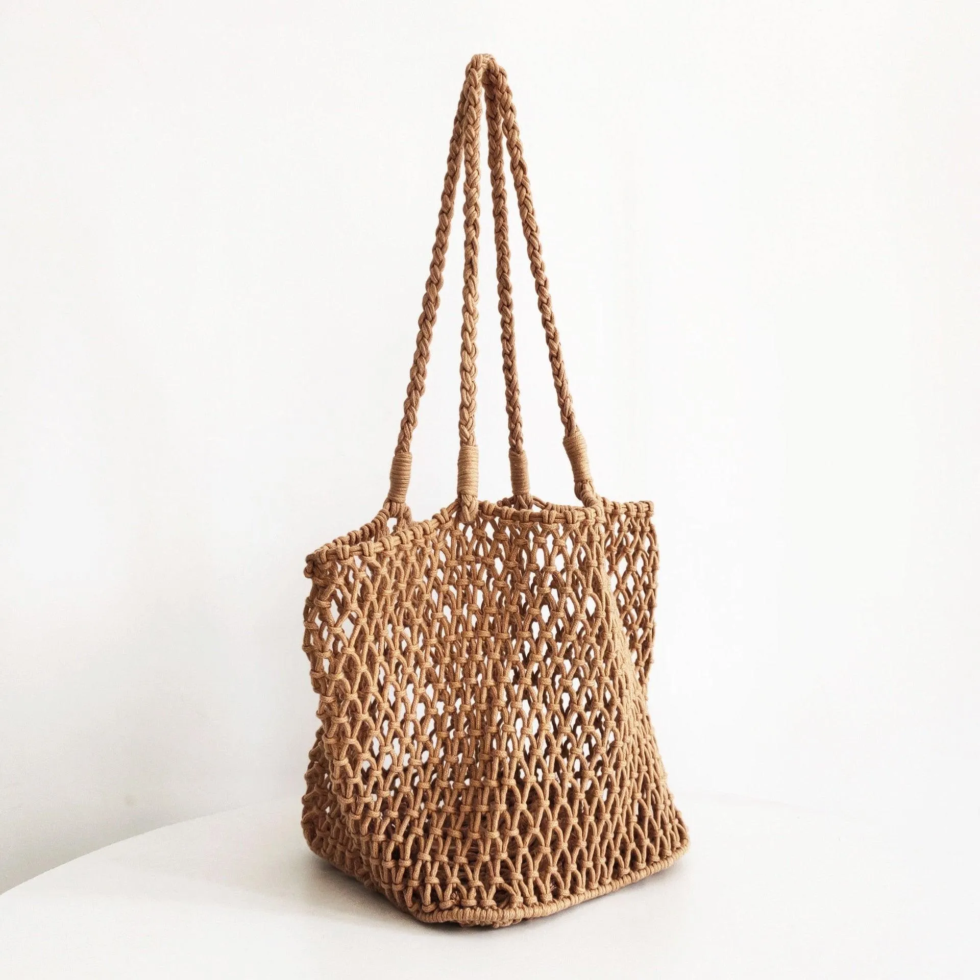 Aurora Hollow Fishnet Handbag