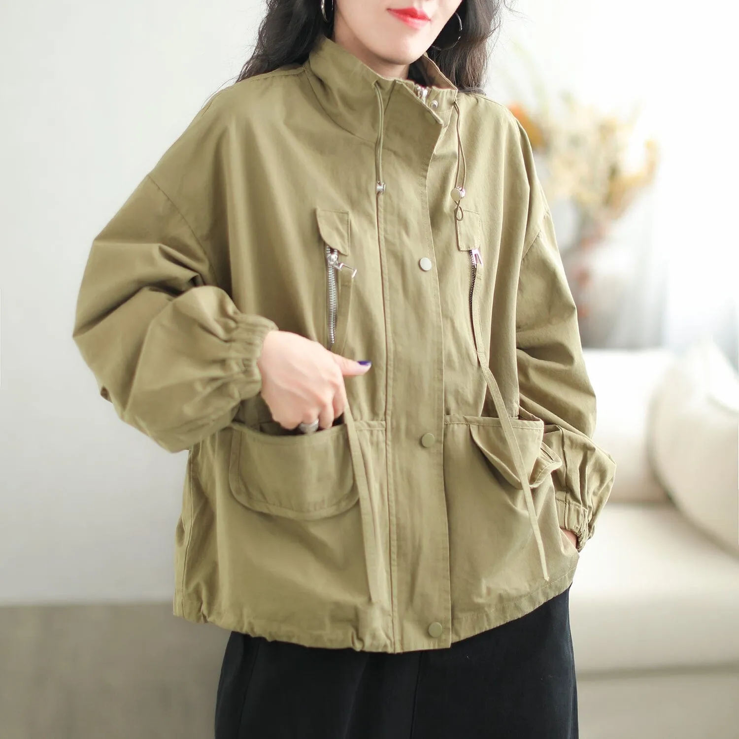 Autumn Stylish Casual Loose Fashion Patchwork Jacket