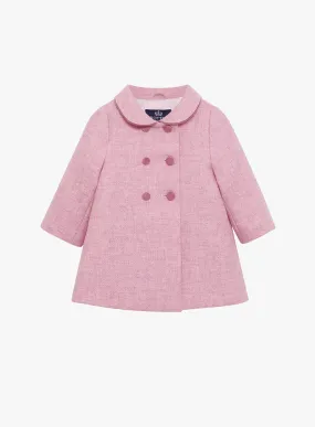 Baby Classic Coat in Pale Pink