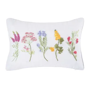 Botanical Ribbon Pillow