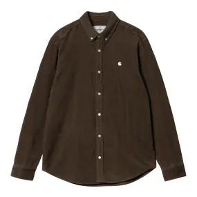 Carhartt WIP L/S Madison Cord Shirt - Buckeye / Wax