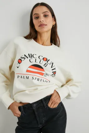 COSMIC COUNTRY CLUB SWEATSHIRT - WINTER WHITE