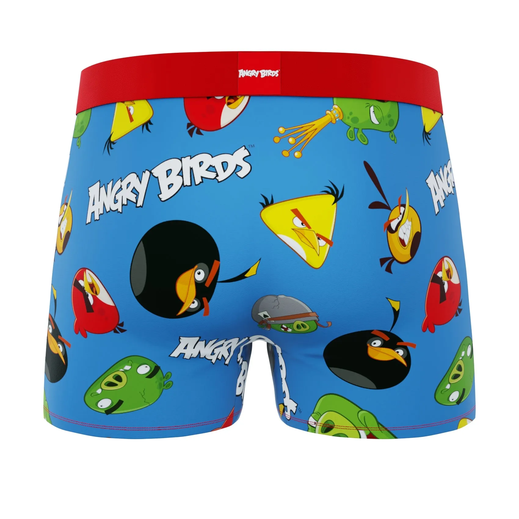 CRAZYBOXER Angry Birds All Characters Men's Boxer Briefs (2 pack)