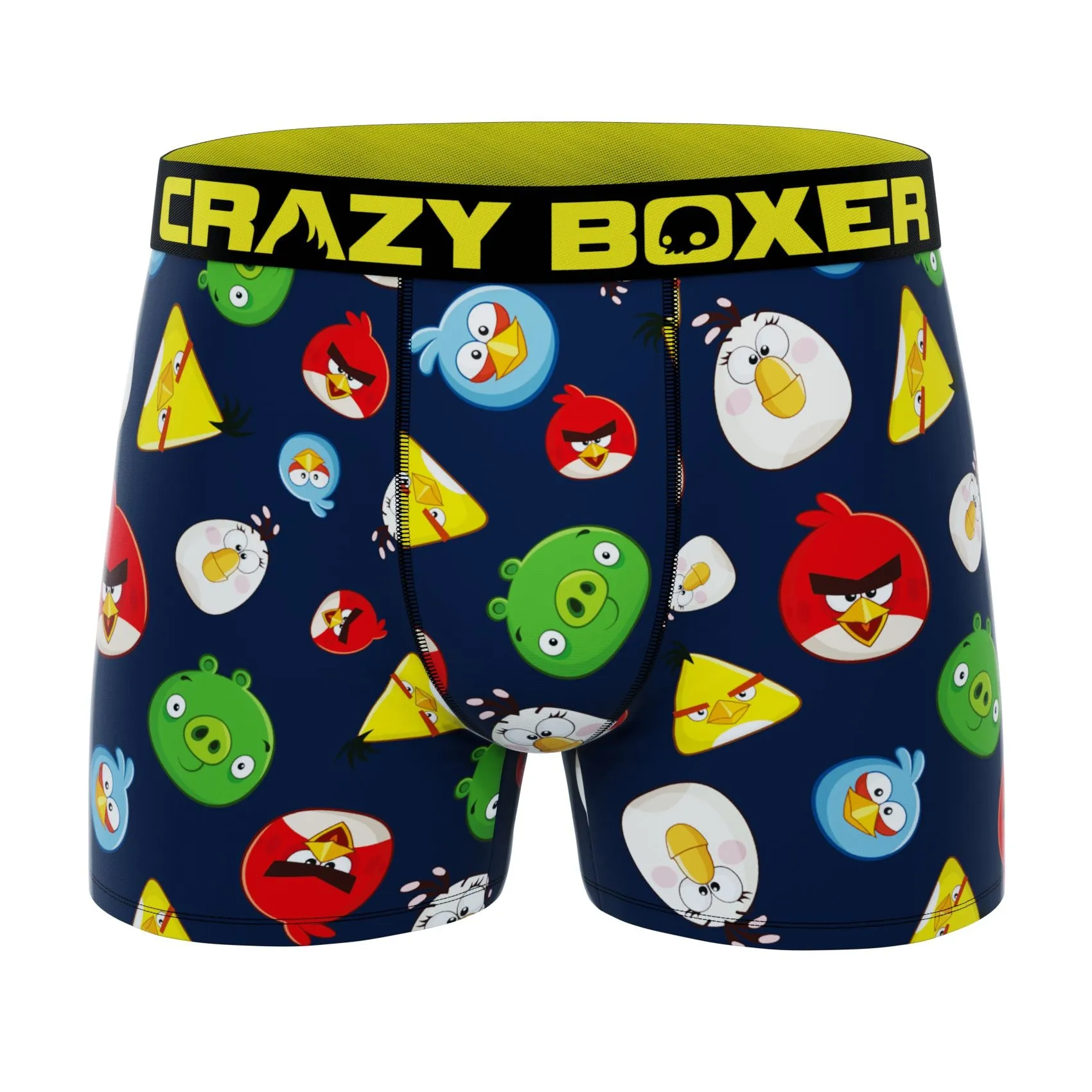 CRAZYBOXER Angry Birds All Characters Men's Boxer Briefs (2 pack)