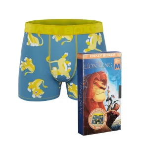 CRAZYBOXER Disney The Lion King Blue Men's Boxer Briefs (Creative Packaging)