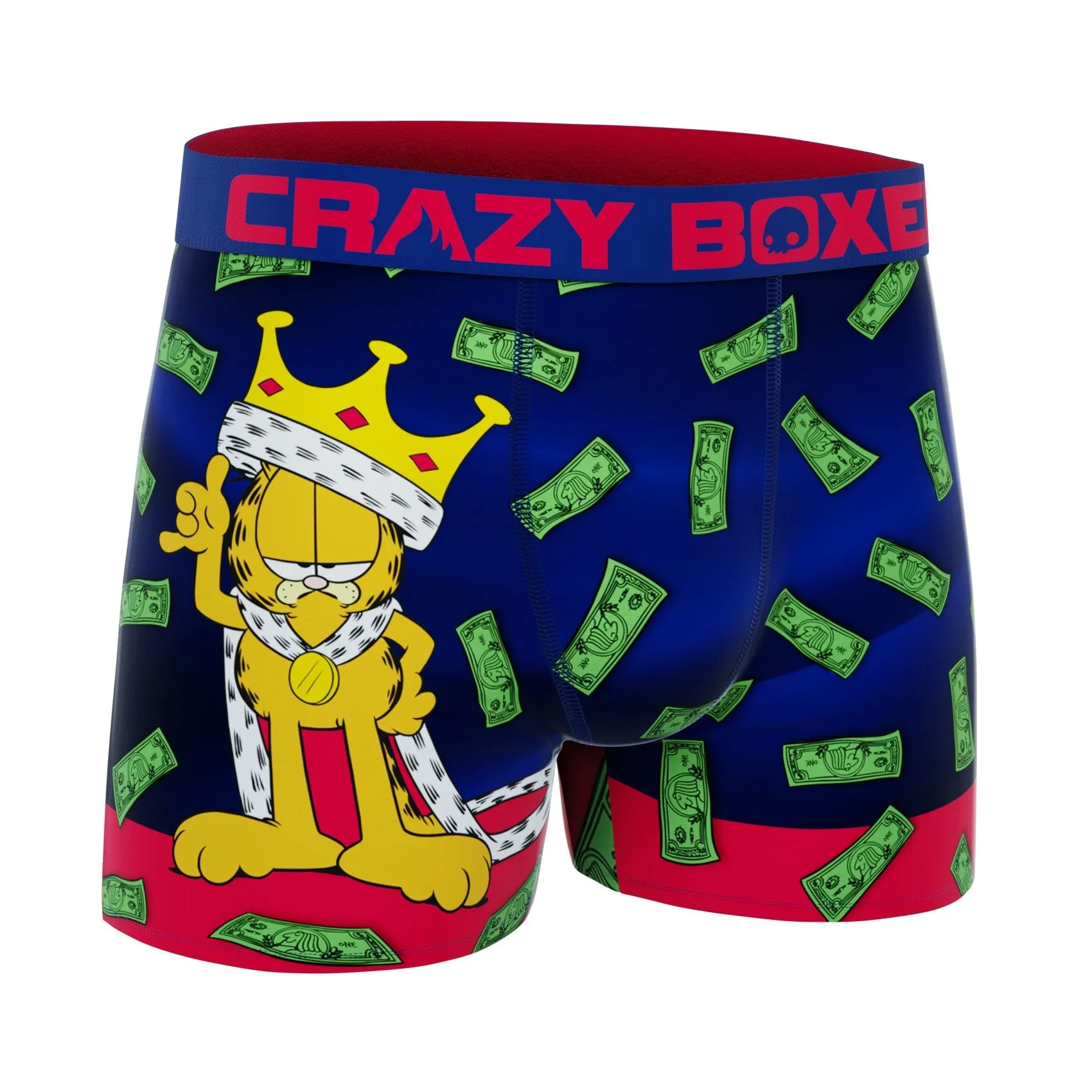 CRAZYBOXER Garfield King Men's Boxer Briefs