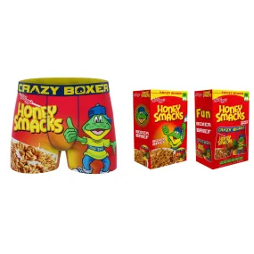 CRAZYBOXER Kellogg's Honey Smack Cereal Box Men's Boxer Briefs (Creative Packaging)