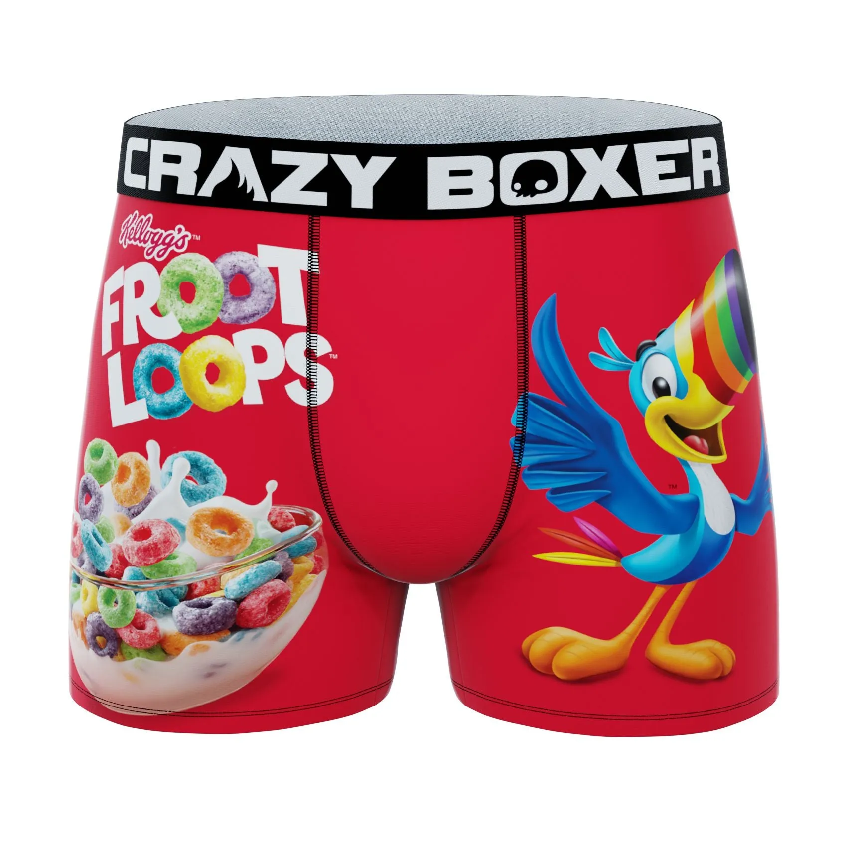 CRAZYBOXER Kellogg's Toucan Sam Boy's Boxer Briefs (Creative Packaging)