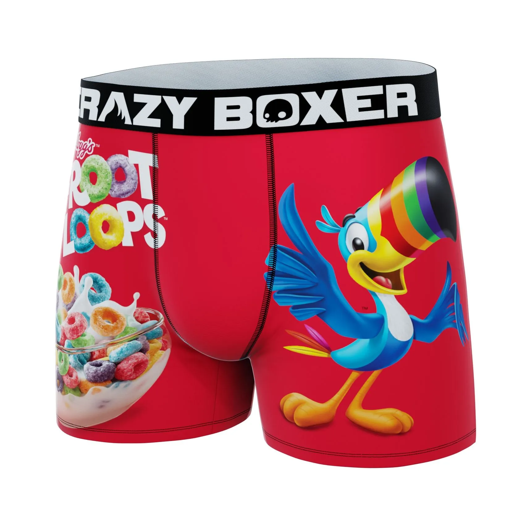 CRAZYBOXER Kellogg's Toucan Sam Boy's Boxer Briefs (Creative Packaging)