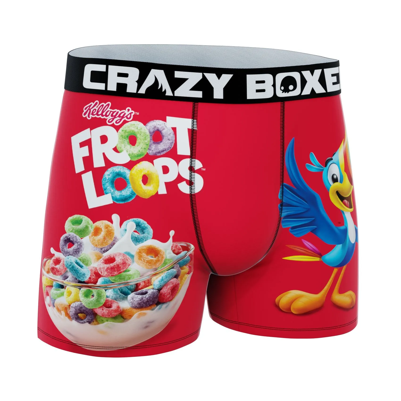 CRAZYBOXER Kellogg's Toucan Sam Boy's Boxer Briefs (Creative Packaging)