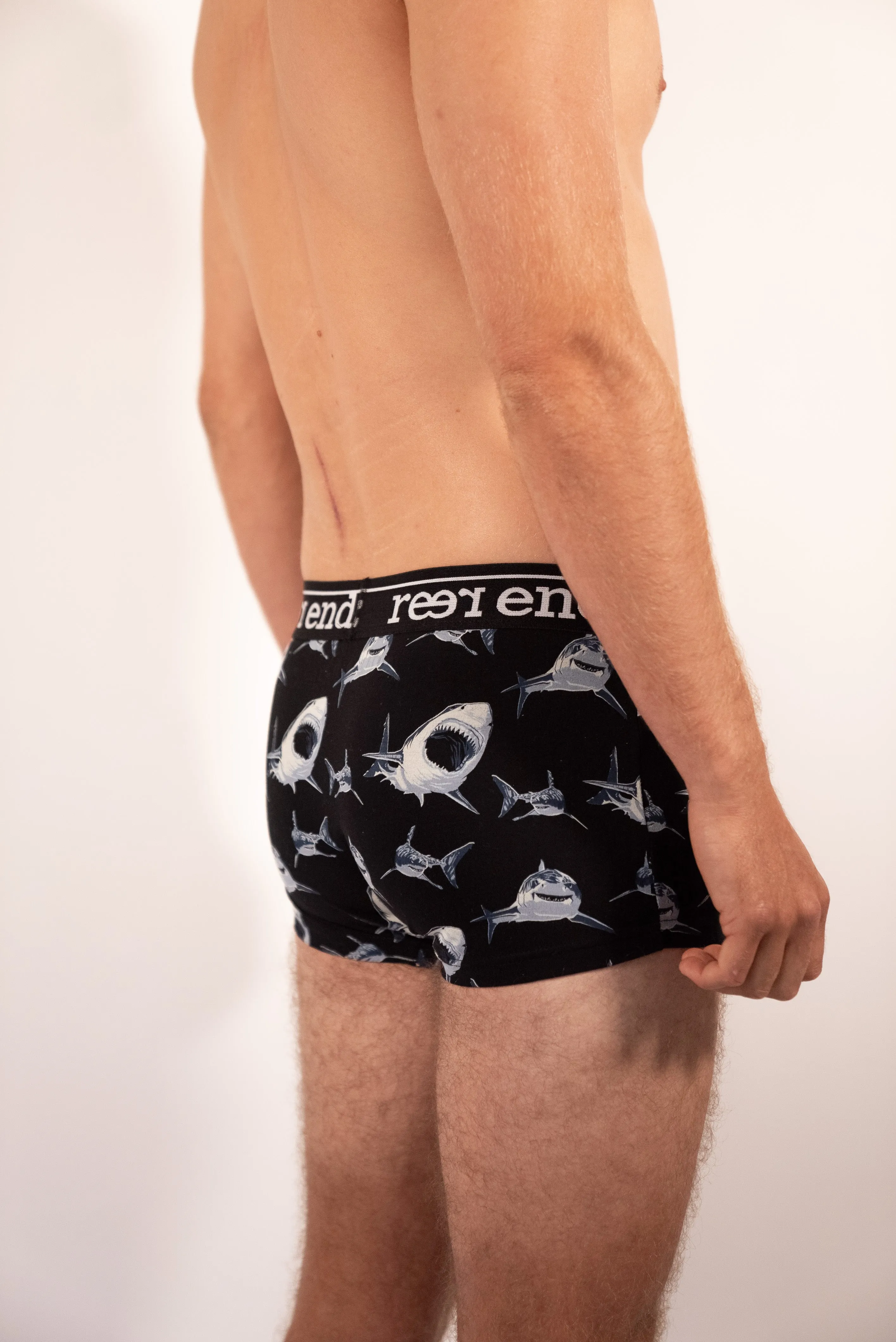 Fly Front Trunk - On Point Shark - Black