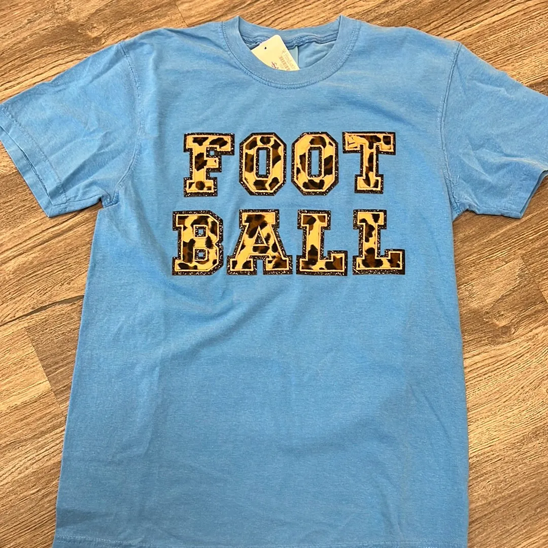 Football Patch Blue T Shirt