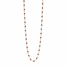 Gigi Clozeau Classic Yellow Gold Necklace in Bordeaux