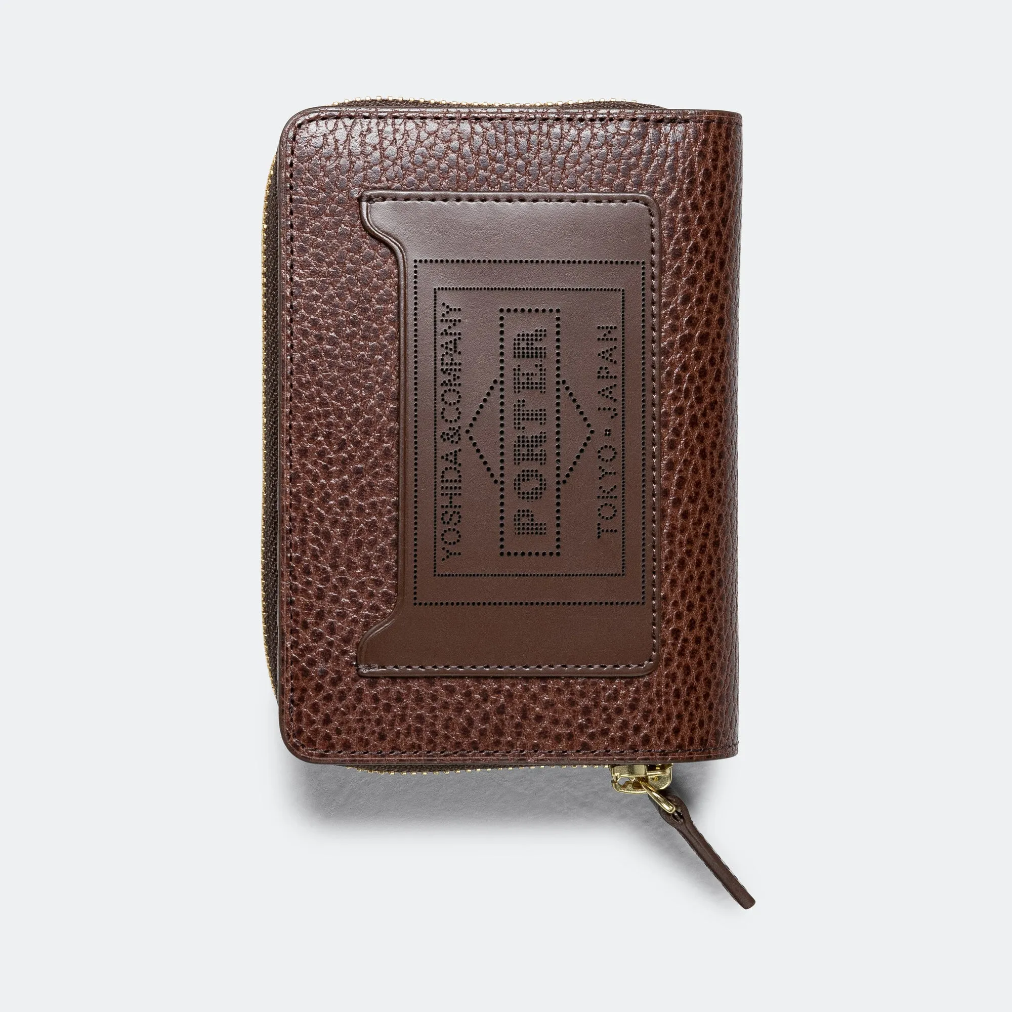 Glaze Zip Wallet - Brown