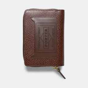 Glaze Zip Wallet - Brown