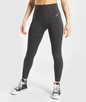 Gymshark Adapt Animal Seamless Leggings - Wild | Black