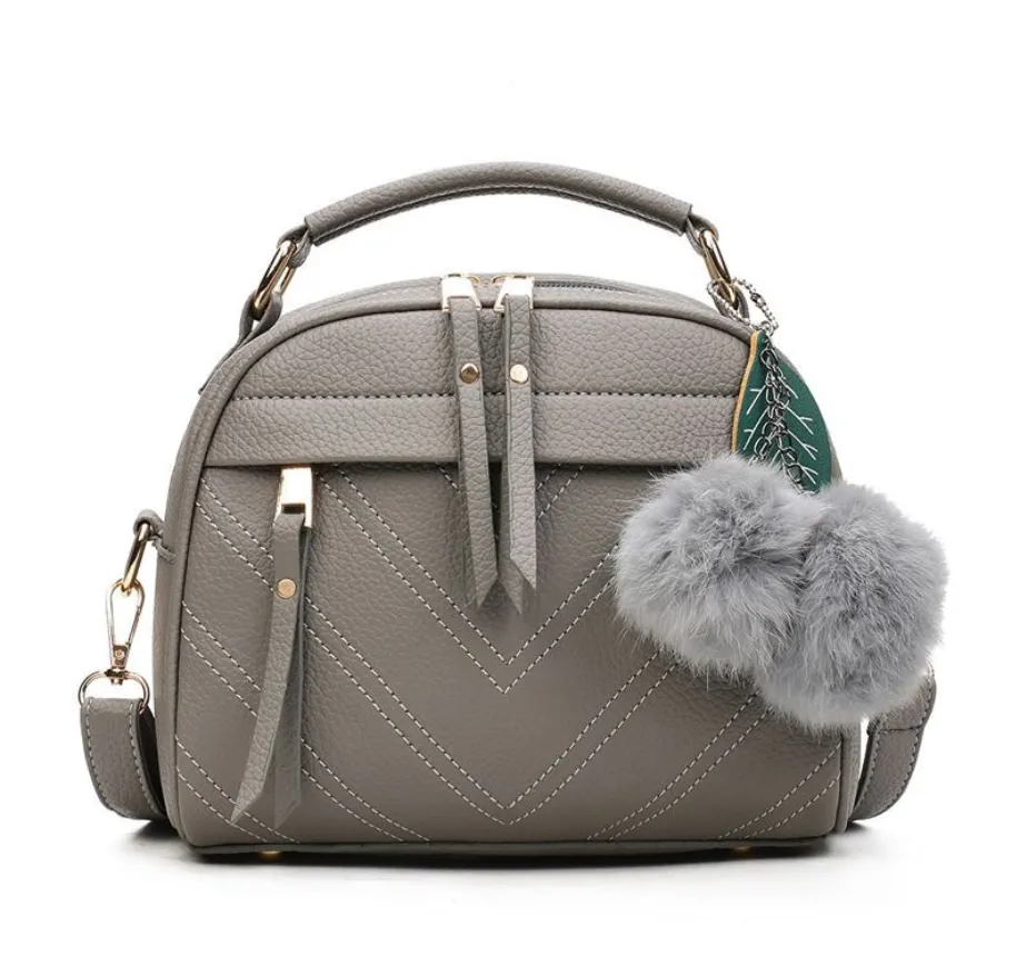 Hair ball shoulder bag