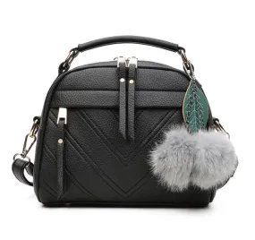 Hair ball shoulder bag