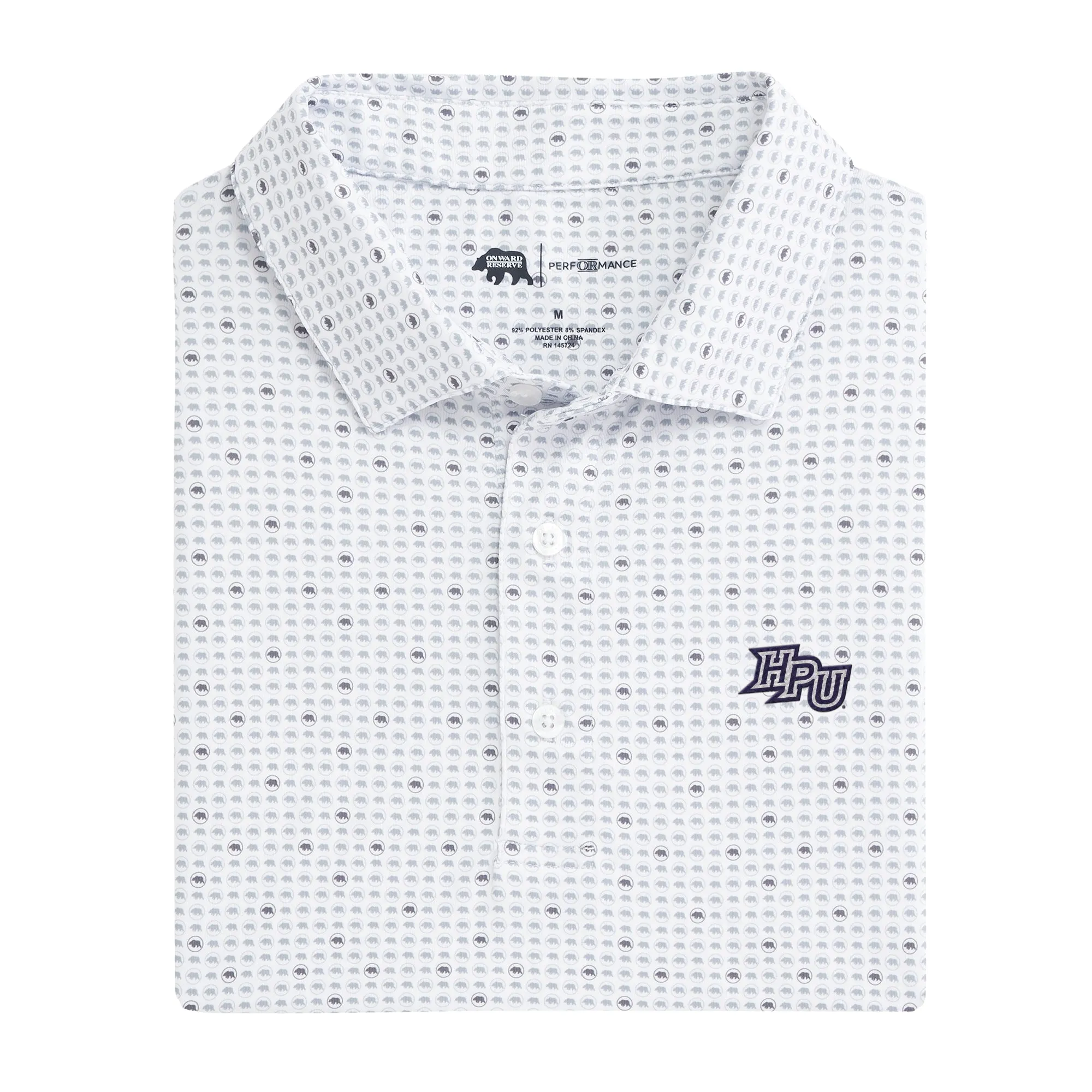 High Point Tour Logo Printed Performance Polo