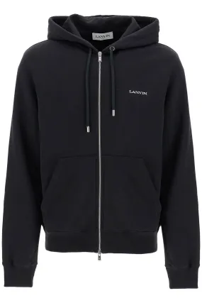 LANVIN hooded sweatshirt with zipper