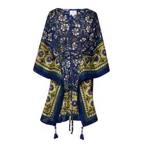 Morning Glory Floral Short Kaftan