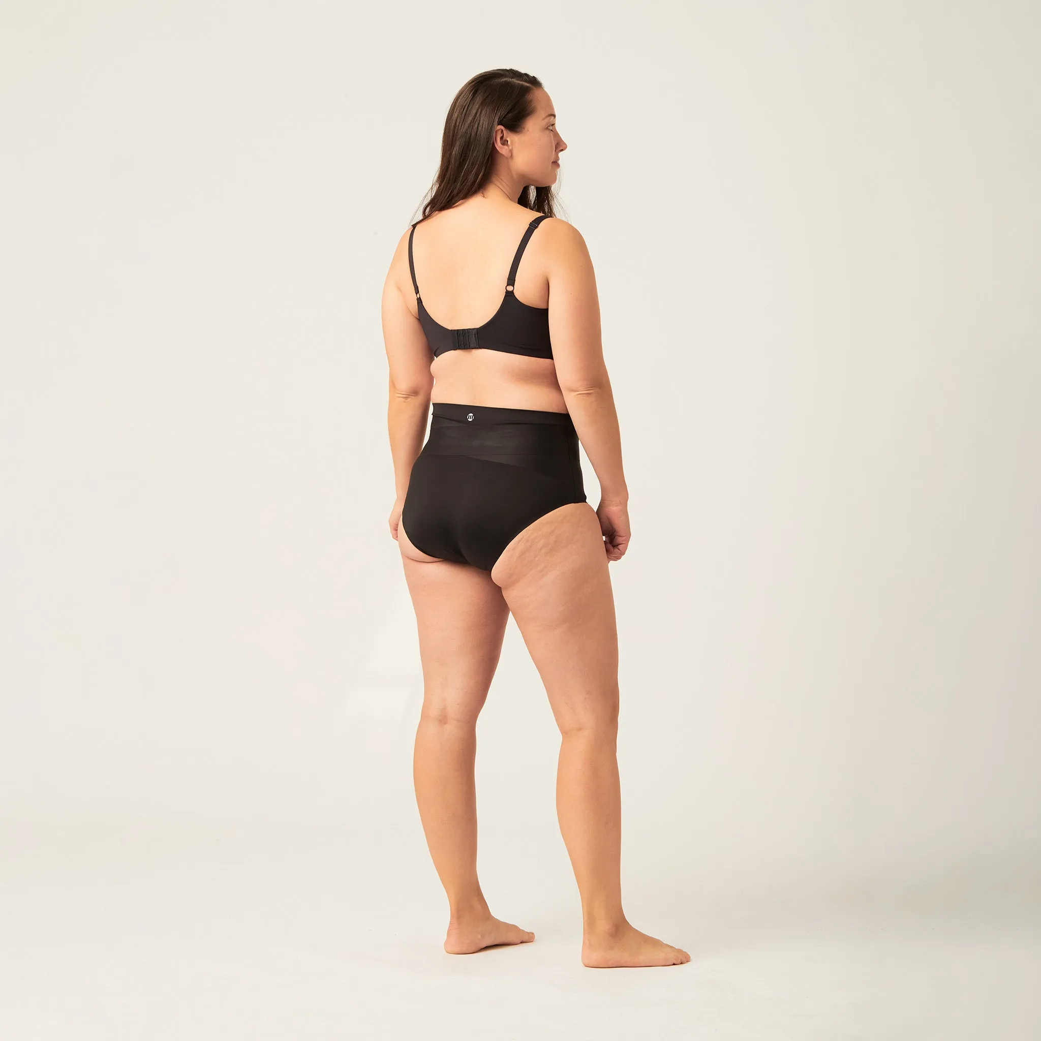 Postpartum Control Brief Moderate-Heavy Black