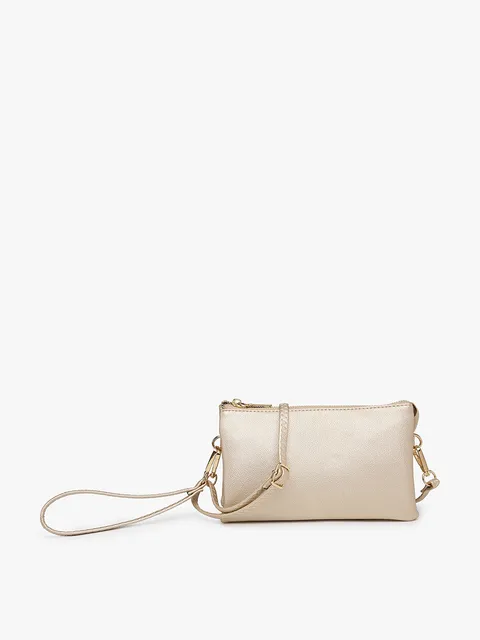 Riley Monogrammable 3 Compartment Crossbody/Wristlet