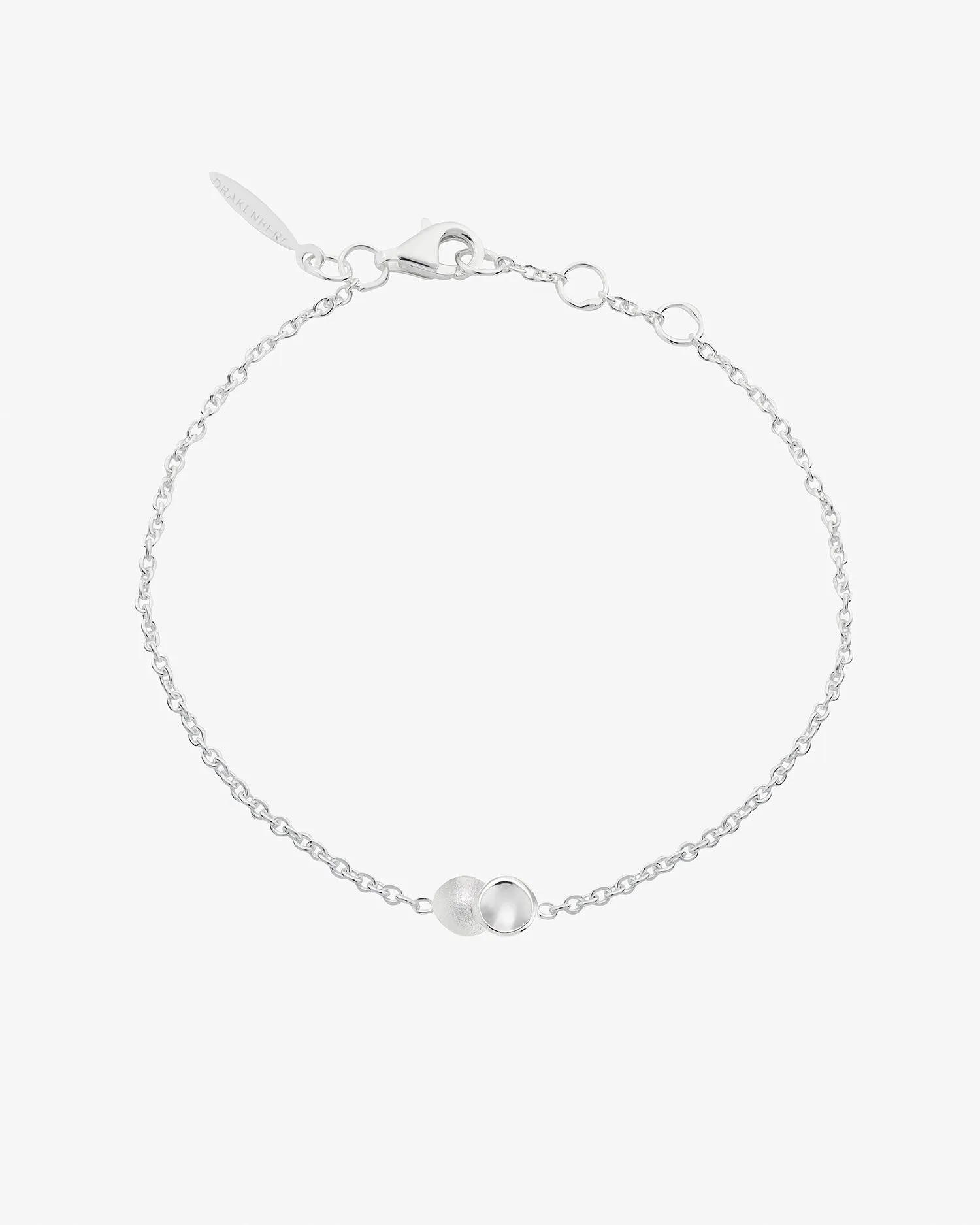 Rocky Shore drop bracelet silver