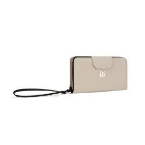 Sherpani Tulum Zip Wristlet Wallet in Con Leche Beige