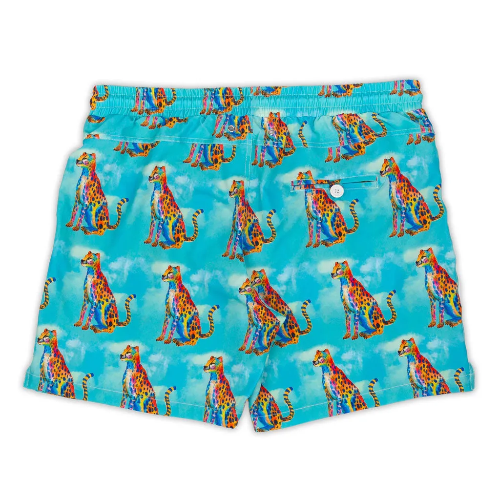 Shimmering Cheetah Men's Boardshorts