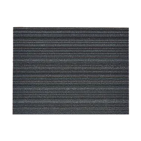 SKINNY STRIPE SHAG MAT, BLUE