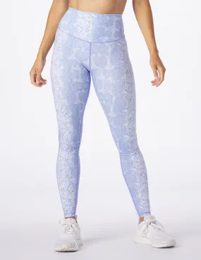 Sultry Legging Print: Lilac Snake