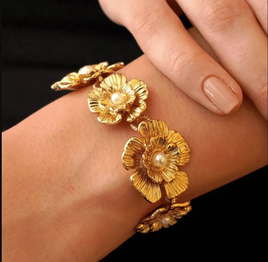 TFC Bloom Essence Gold Plated Bracelet