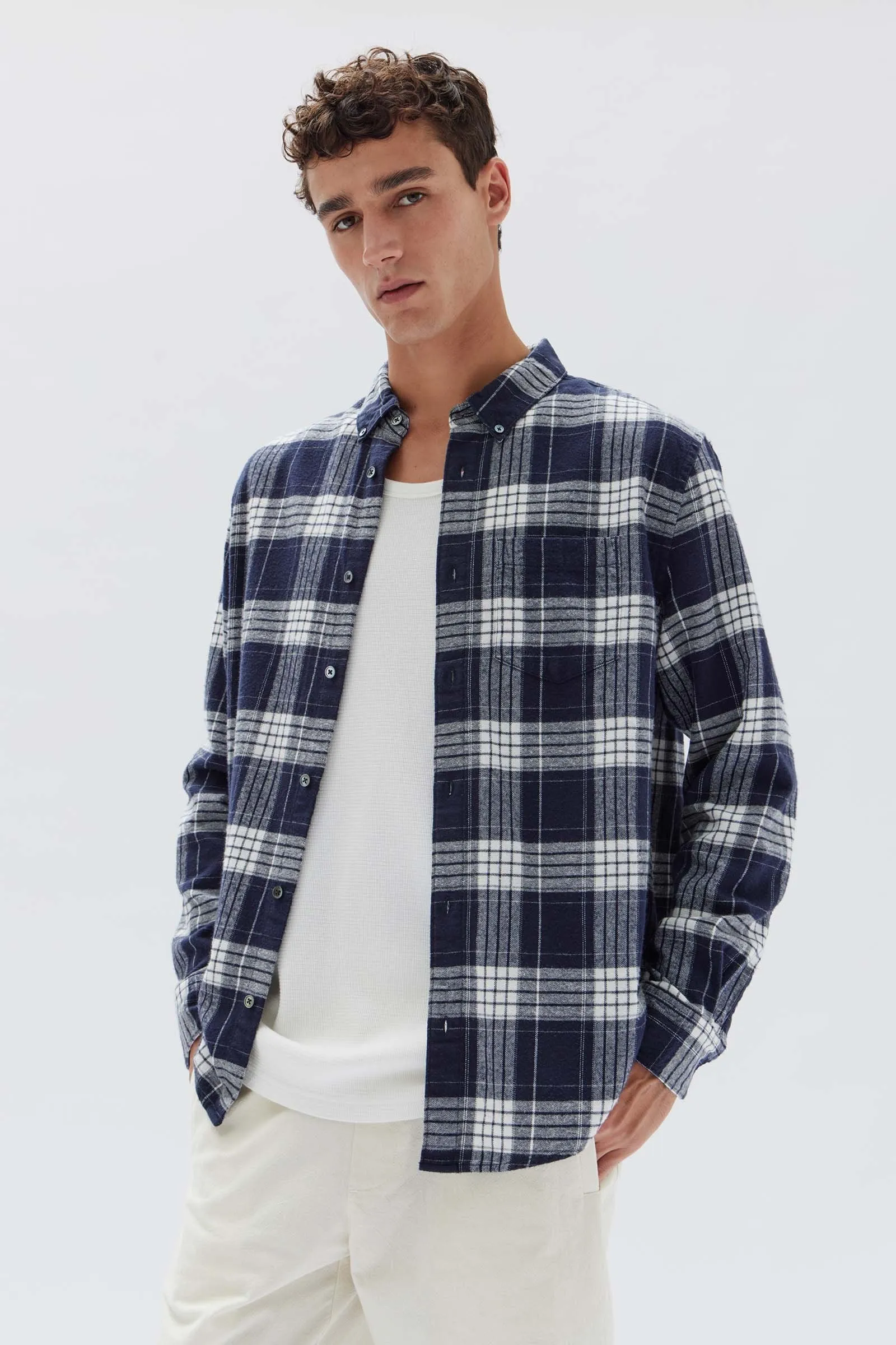 Vince Check Shirt